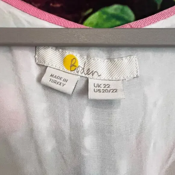 Boden Tessa Maxi Dress Size 20/22 Floral Spring Wrap Cottagecore Church Viscose - Picture 10 of 10